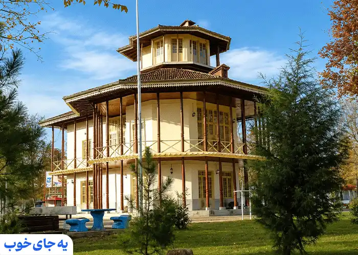 پلان عمارت کلاه فرنگی رشت